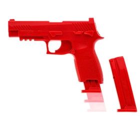 Training gun with removable magazine.